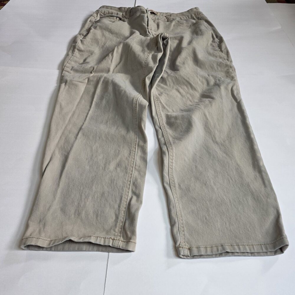 Jms Stretch Classic Mid Rise Jeans Women's Plus Sz 16W Short Brownstone Color